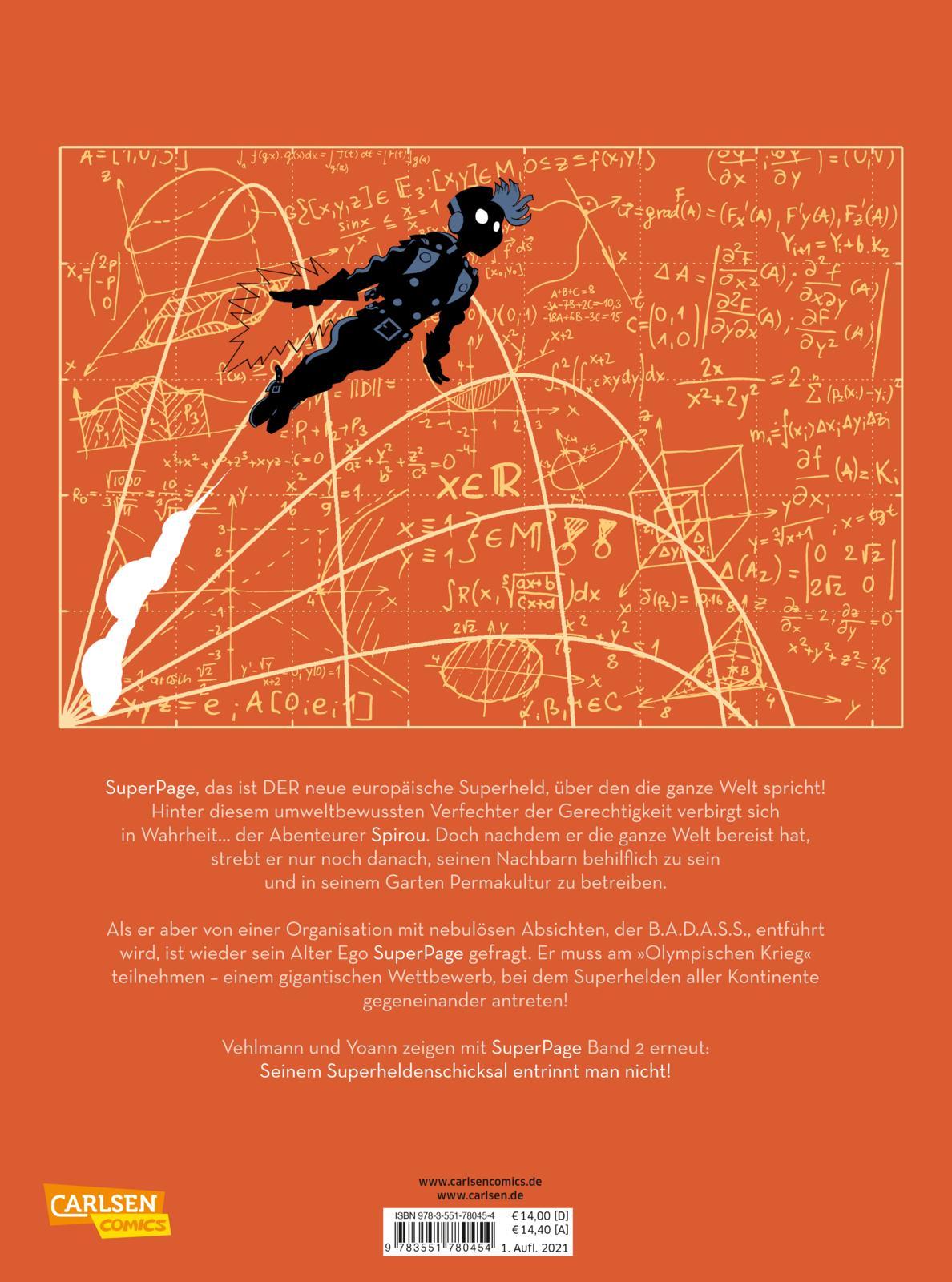 Rückseitencover Spirou und Fantasio Spezial 33: Der Superpage 2