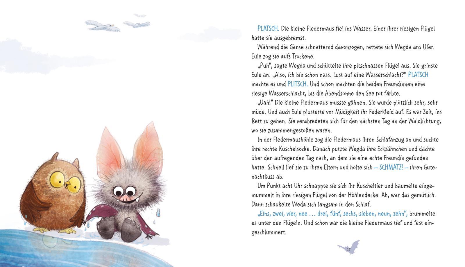 Beispielinhalt (Bild) Die kleine Fledermaus Wegda