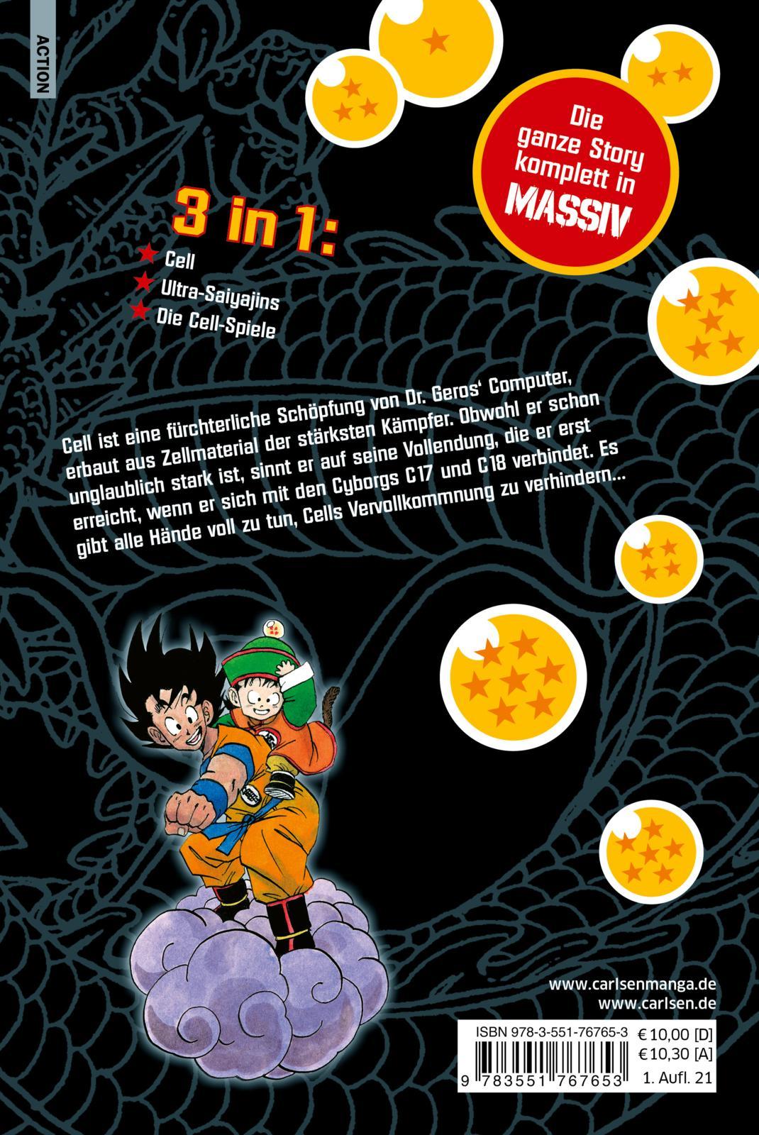 Rückseitencover Dragon Ball Massiv 11