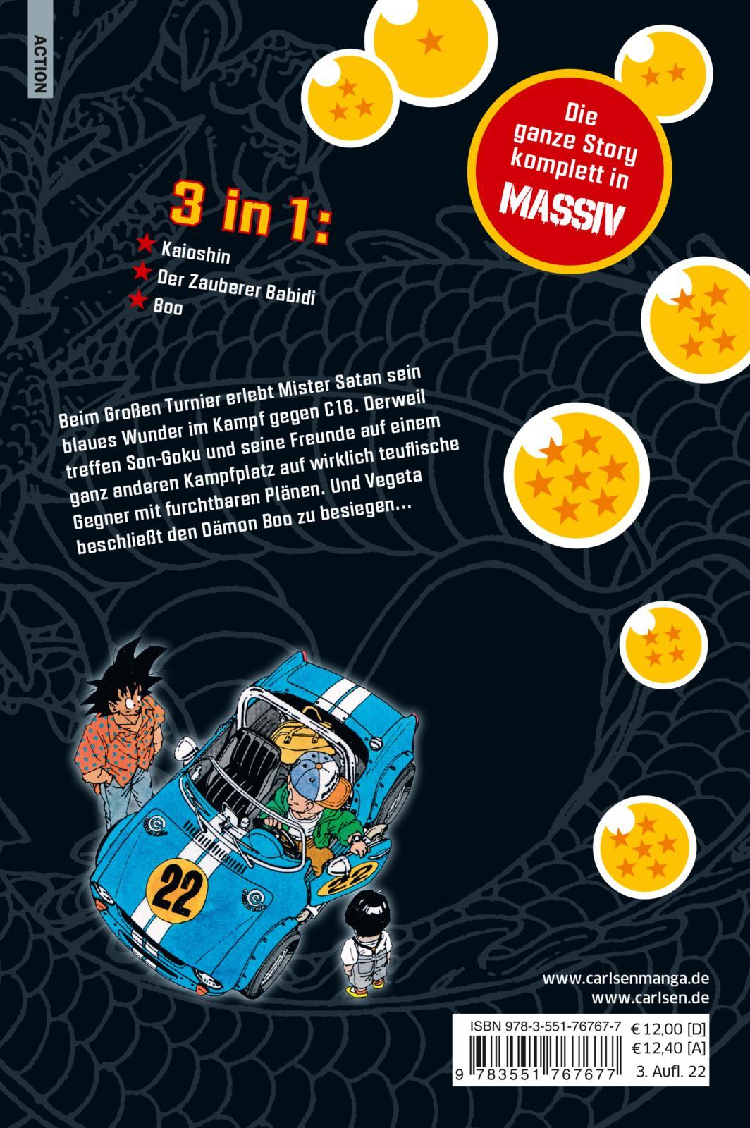 Rückseitencover Dragon Ball Massiv 13