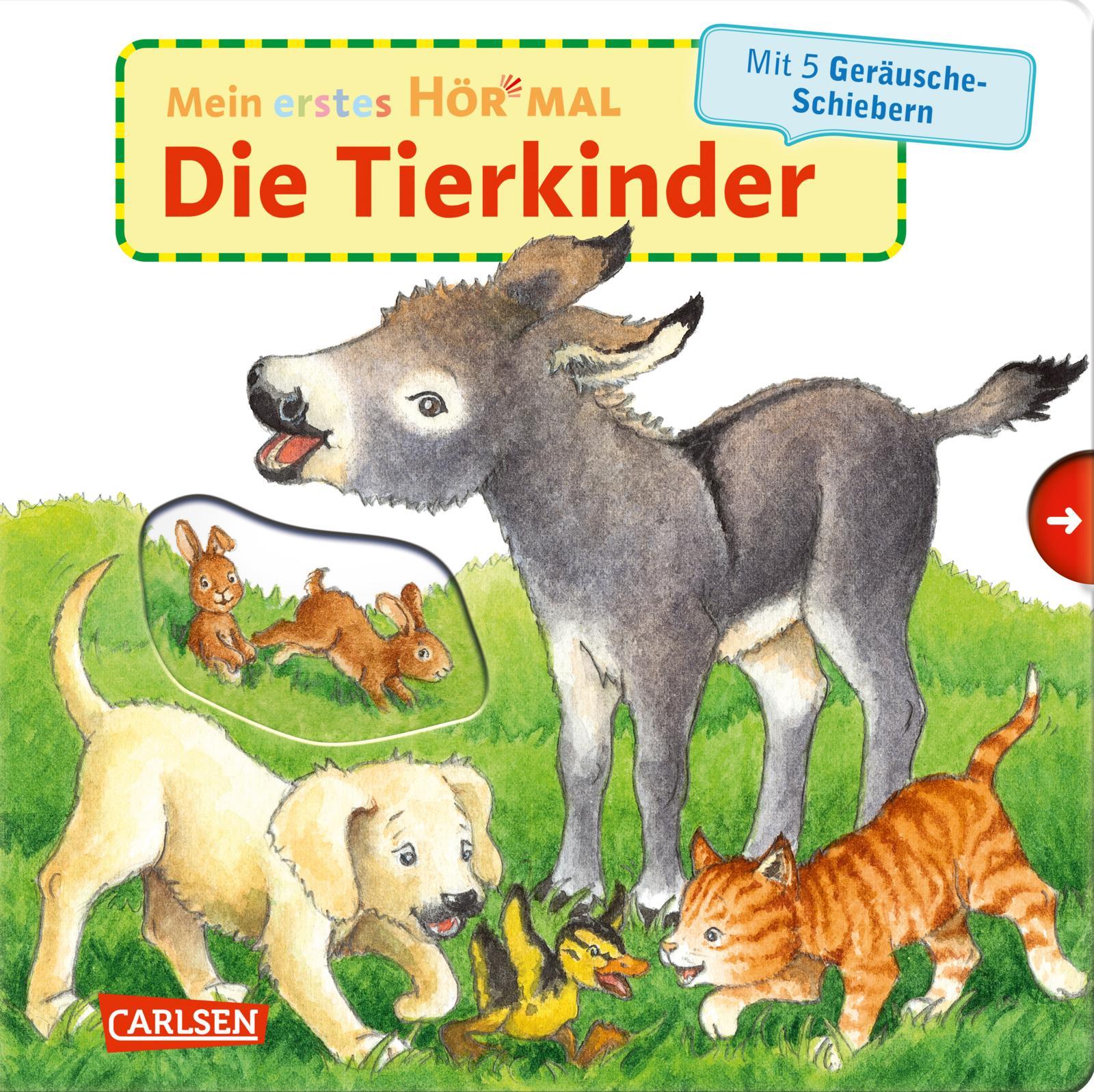 Vorderes Coverbild Mein erstes Hör mal (Soundbuch ab 1 Jahr): Die Tierkinder