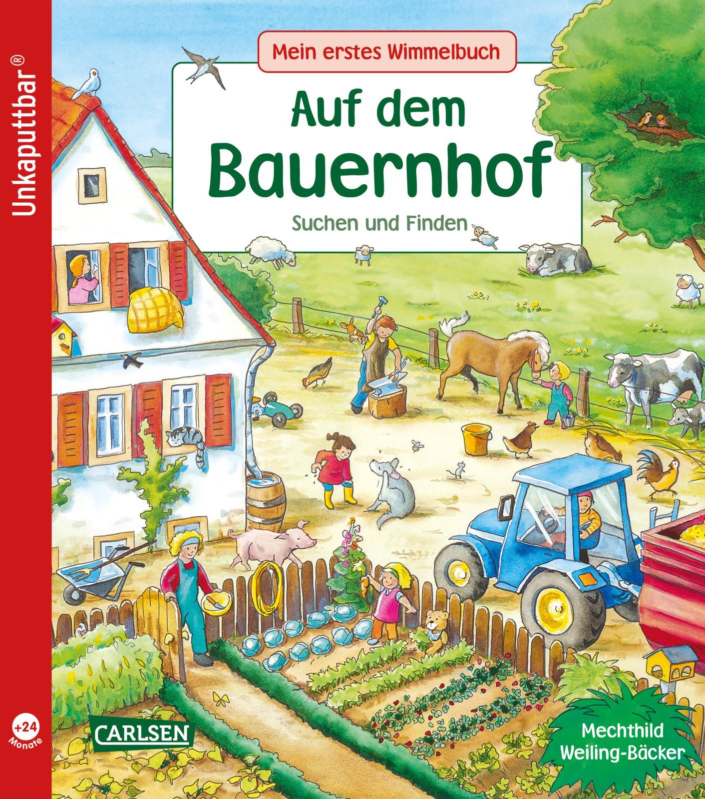 Vorderes Coverbild Unkaputtbar: Mein erstes Wimmelbuch: Auf dem Bauernhof