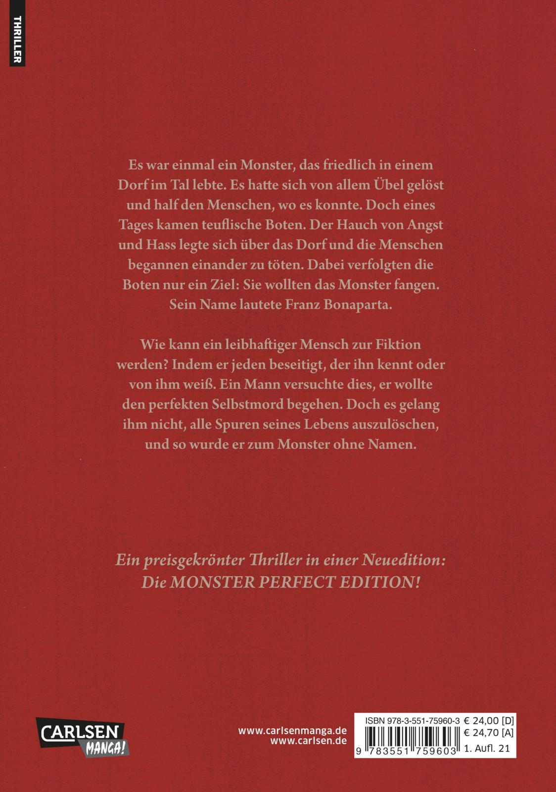 Rückseitencover Monster Perfect Edition 9