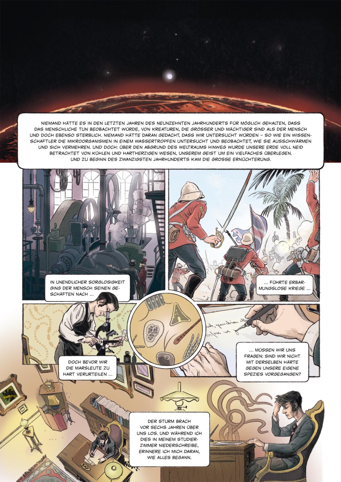 Beispielinhalt (Bild) Der Krieg der Welten - Farbausgabe