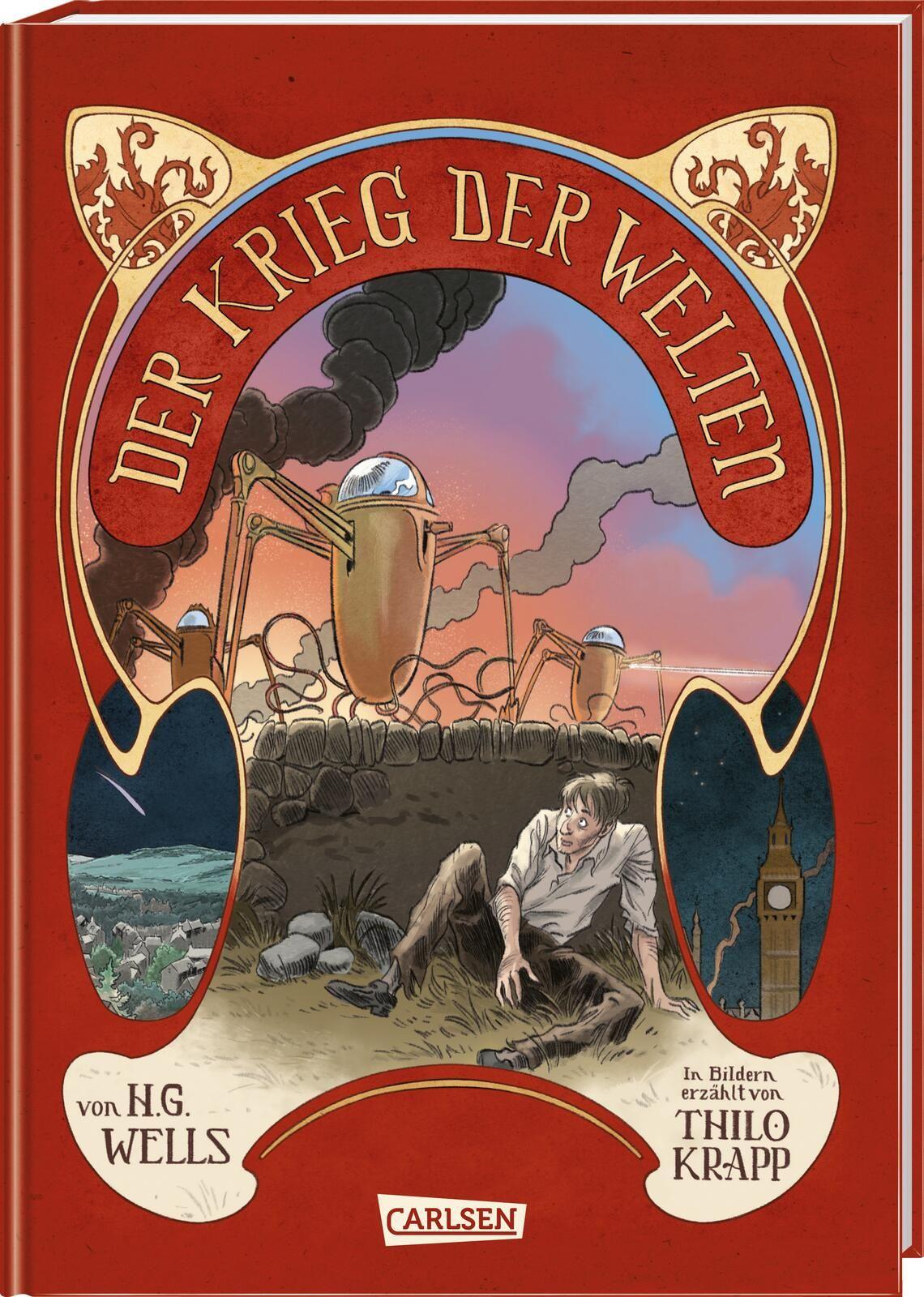 Vorderes Coverbild Der Krieg der Welten - Farbausgabe