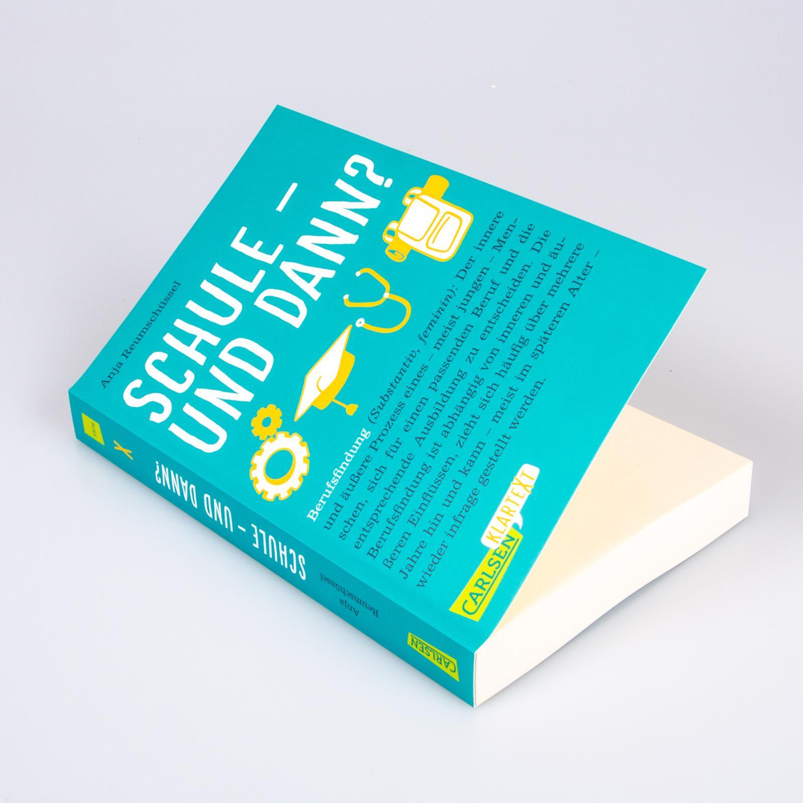 Beispielinhalt (Bild) Carlsen Klartext: Schule und dann? Berufsfindung