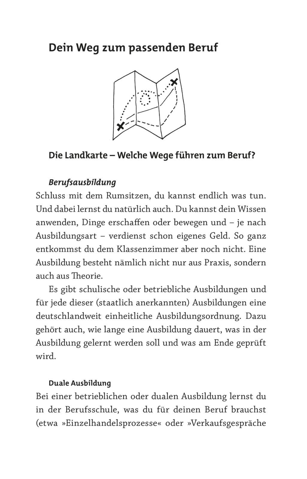 Beispielinhalt (Bild) Carlsen Klartext: Schule und dann? Berufsfindung