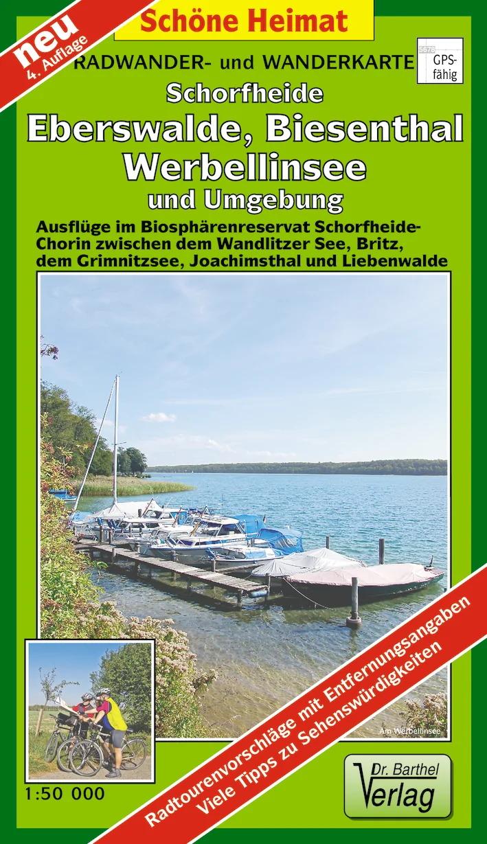 Vorderes Coverbild Radwander- und Wanderkarte Schorfheide, Biesenthal, Werbellinsee und Umgebung 1 : 50 000