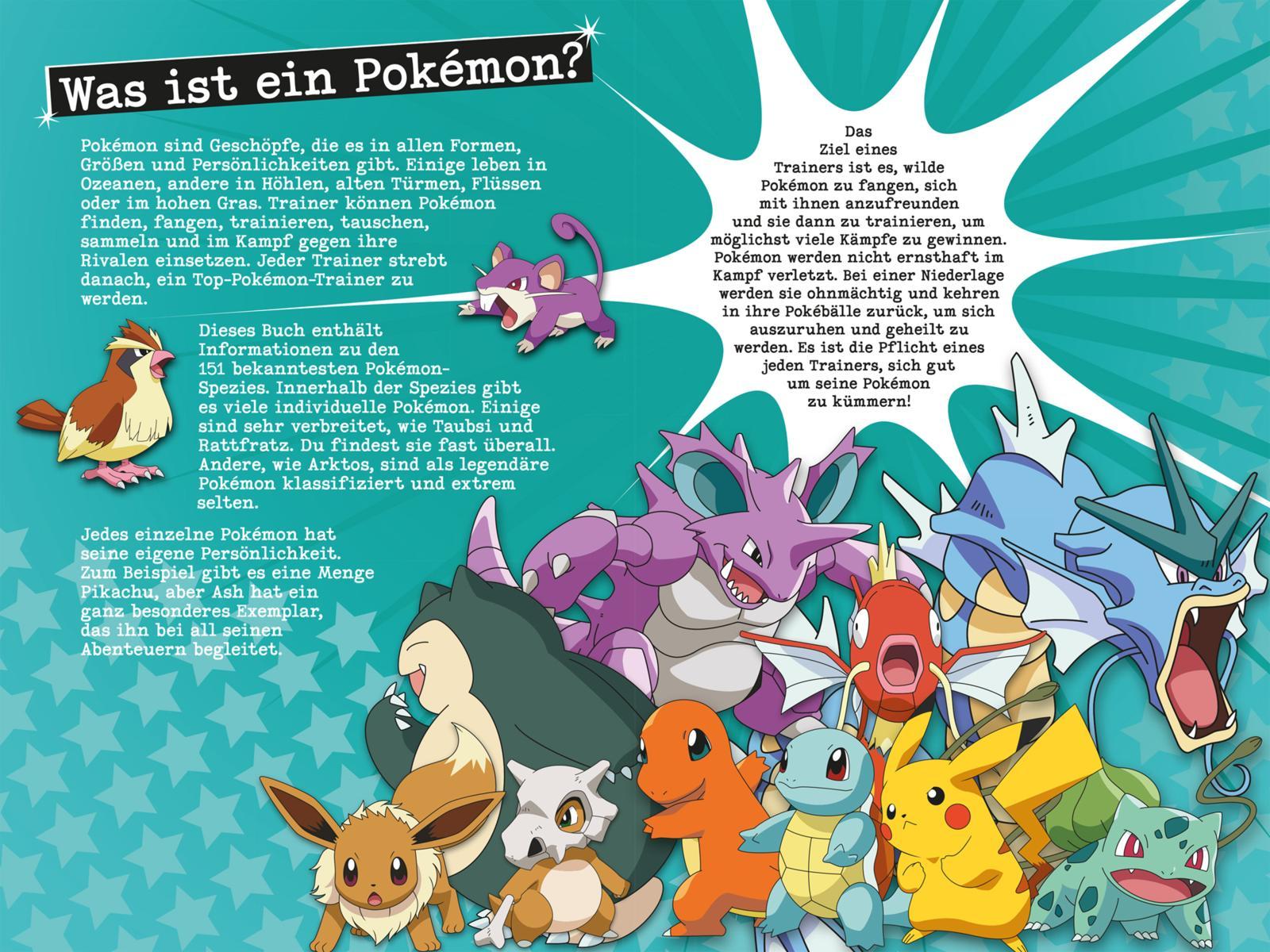 Beispielinhalt (Bild) Pokémon: Der ultimative Guide