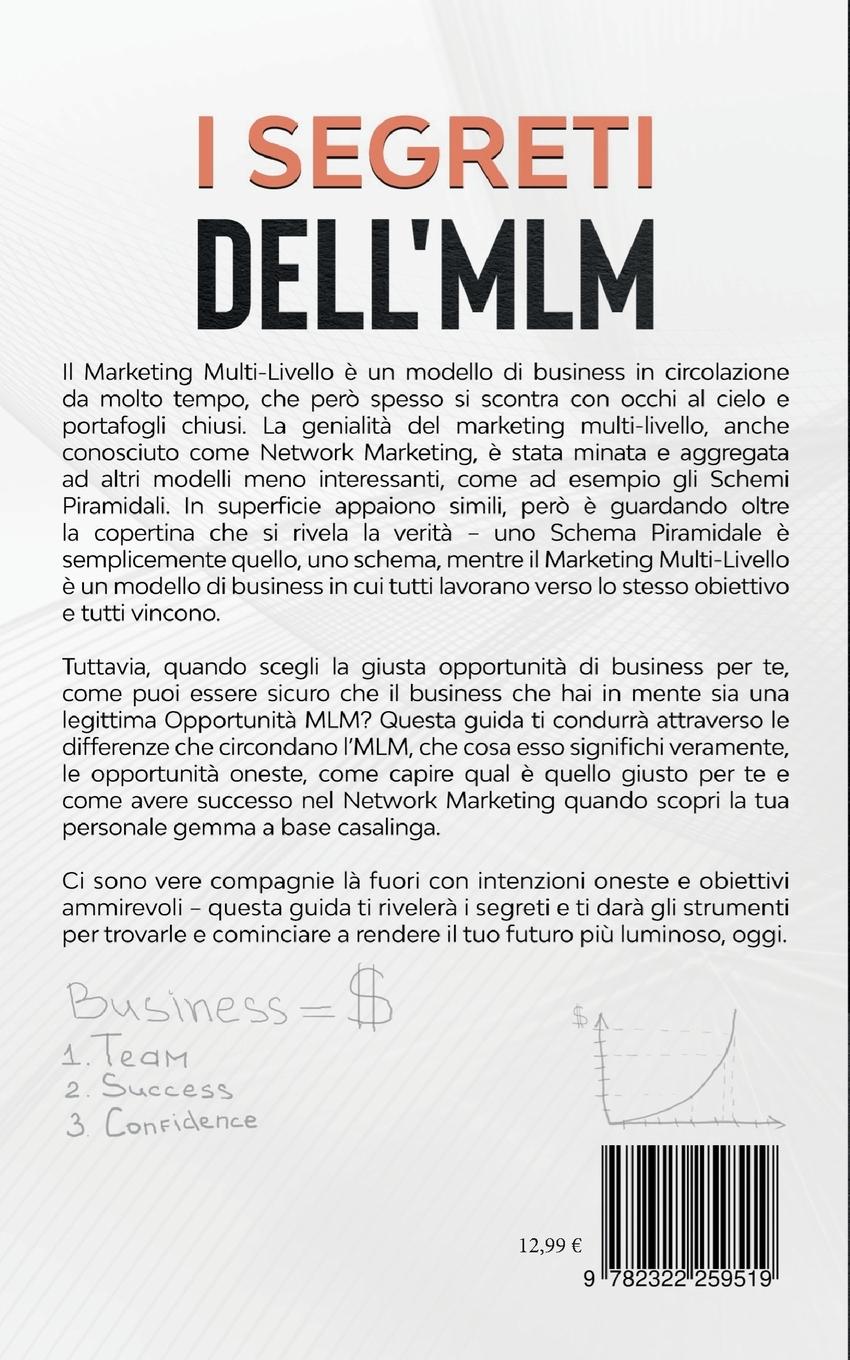 Rückseitencover I Segreti dell'MLM