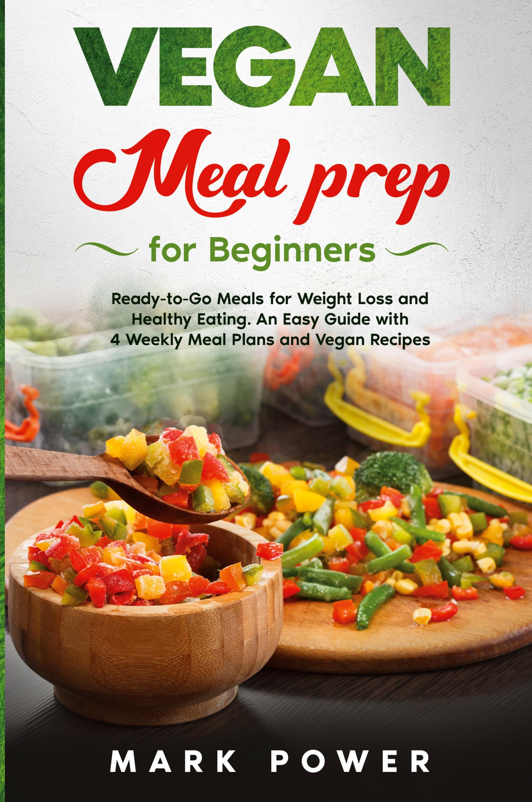 Vorderes Coverbild VEGAN MEAL PREP for Beginners