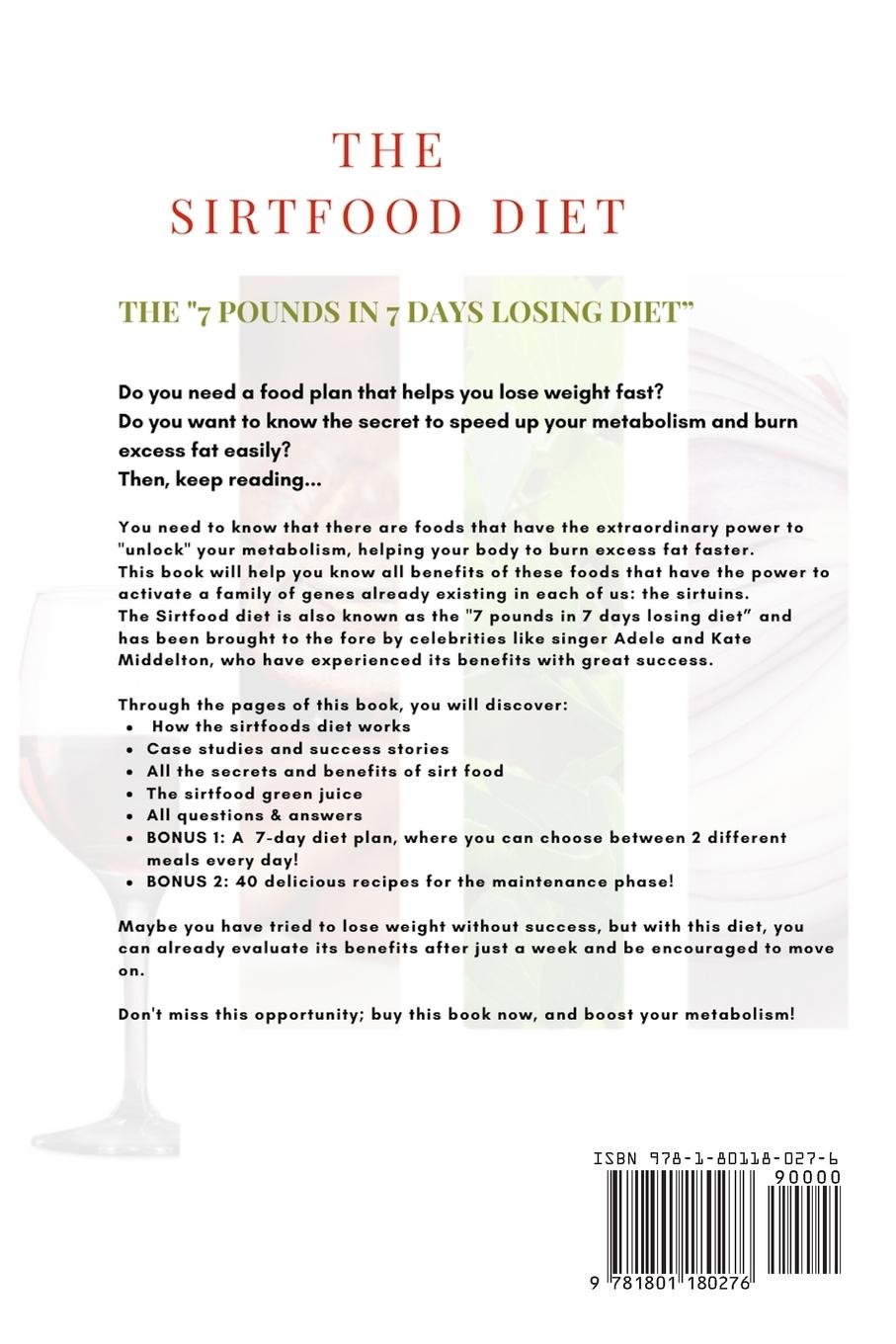 Rückseitencover THE SIRTFOOD DIET