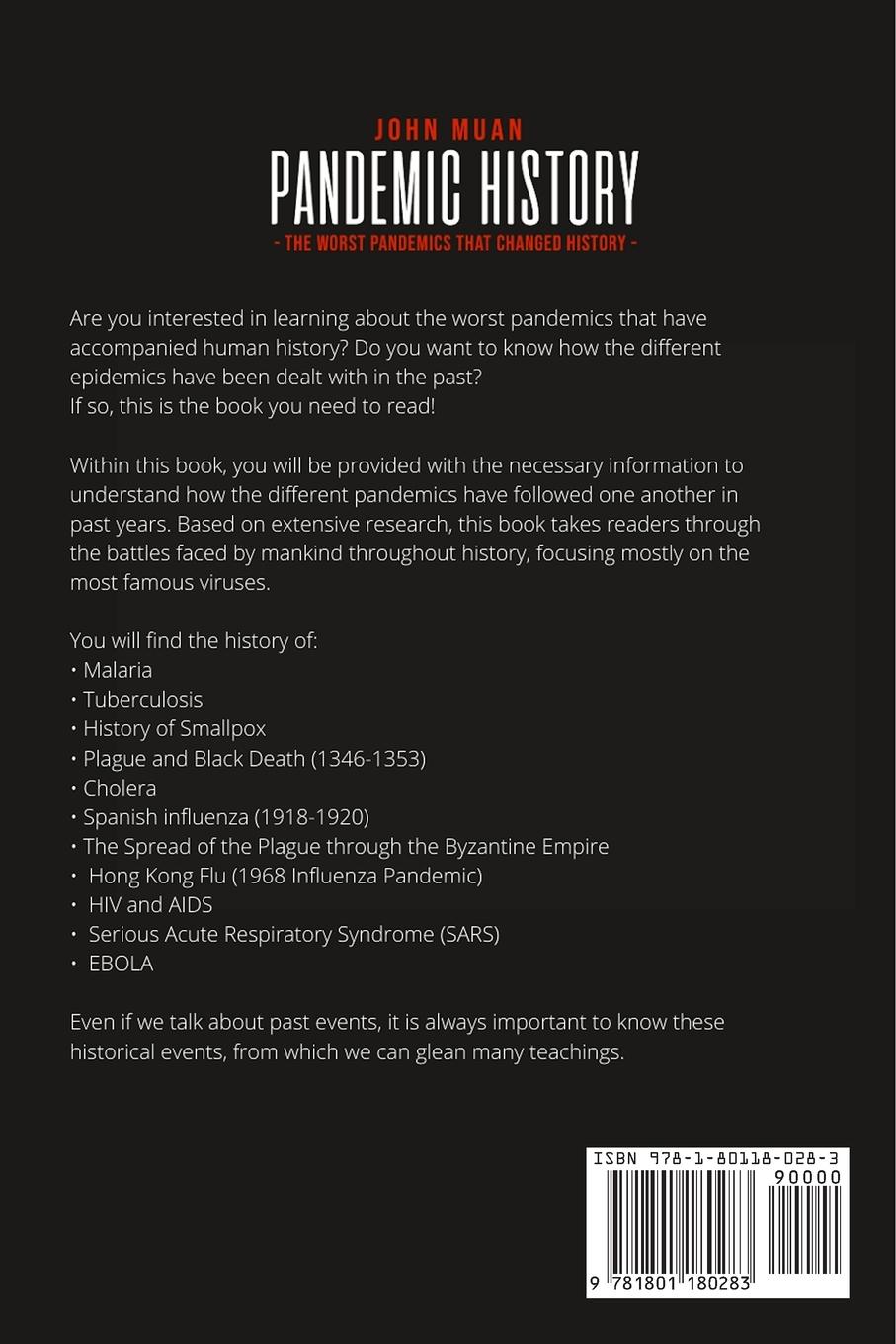 Rückseitencover PANDEMIC HISTORY