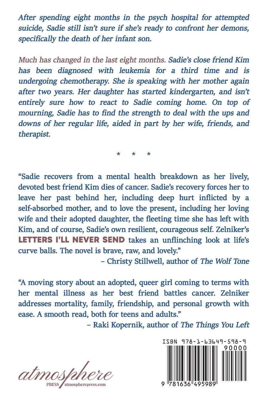 Rückseitencover Letters I'll Never Send