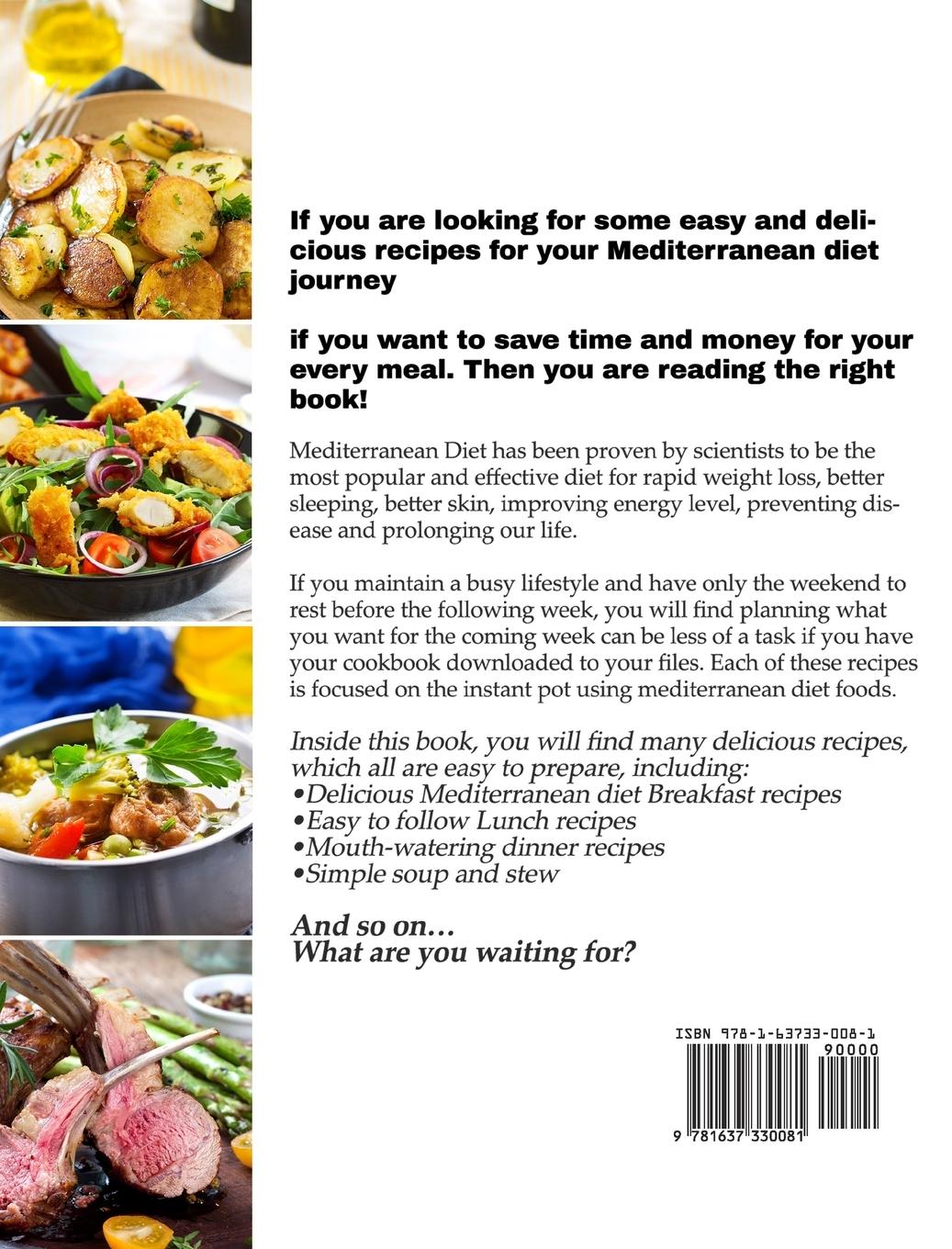 Rückseitencover Mediterranean Diet Instant Pot Cookbook