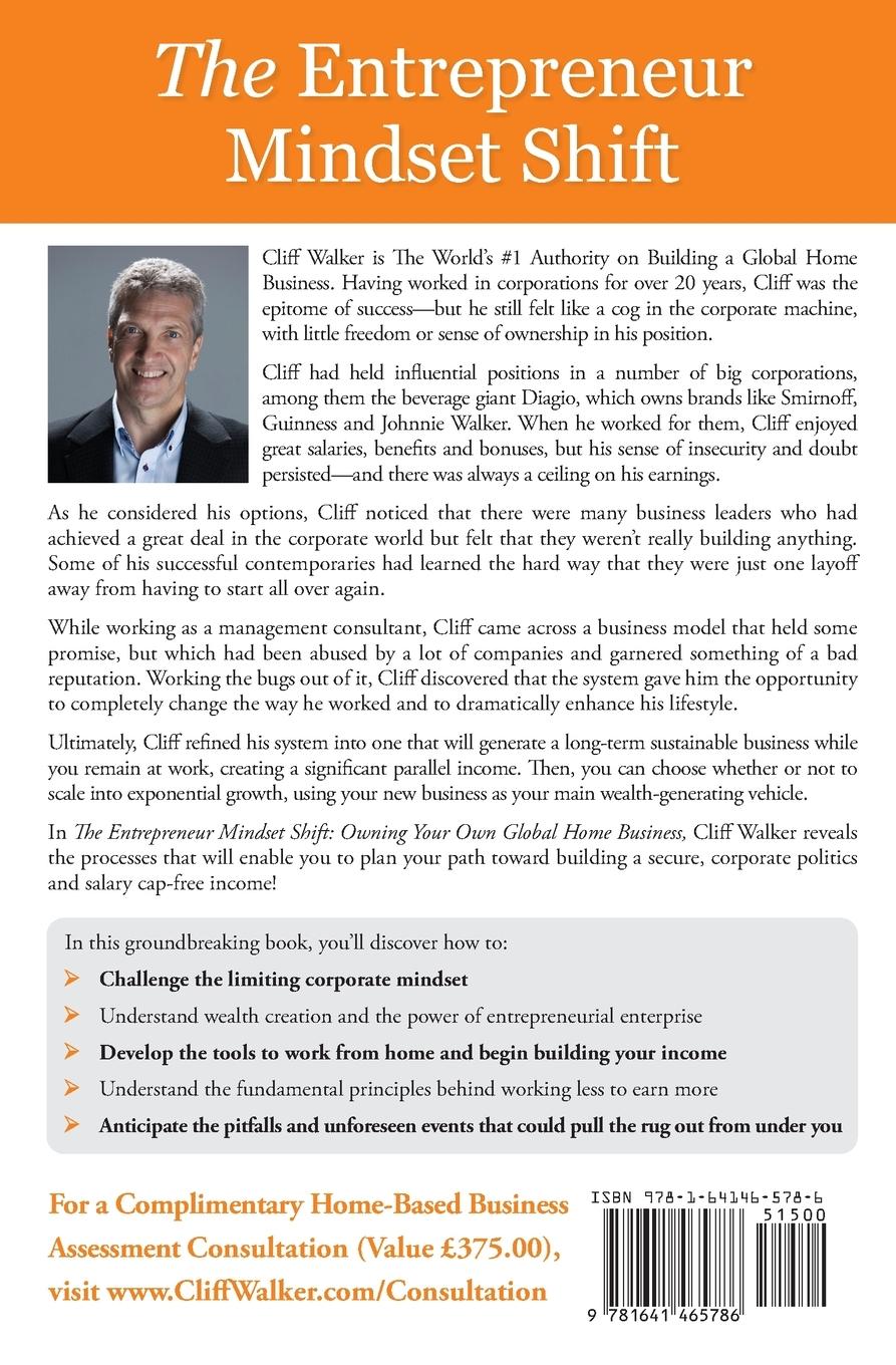 Rückseitencover The Entrepreneur Mindset Shift