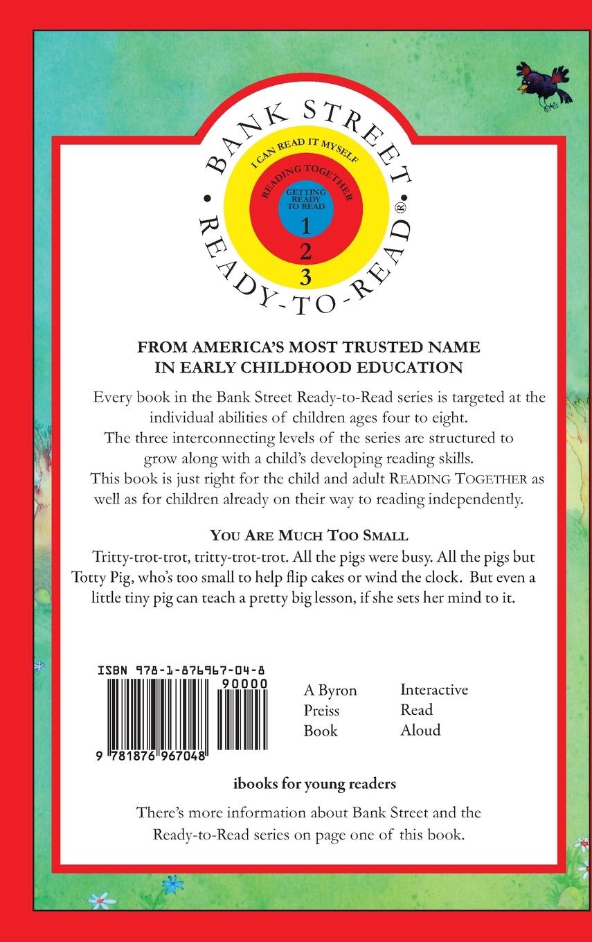 Rückseitencover You Are Much Too Small