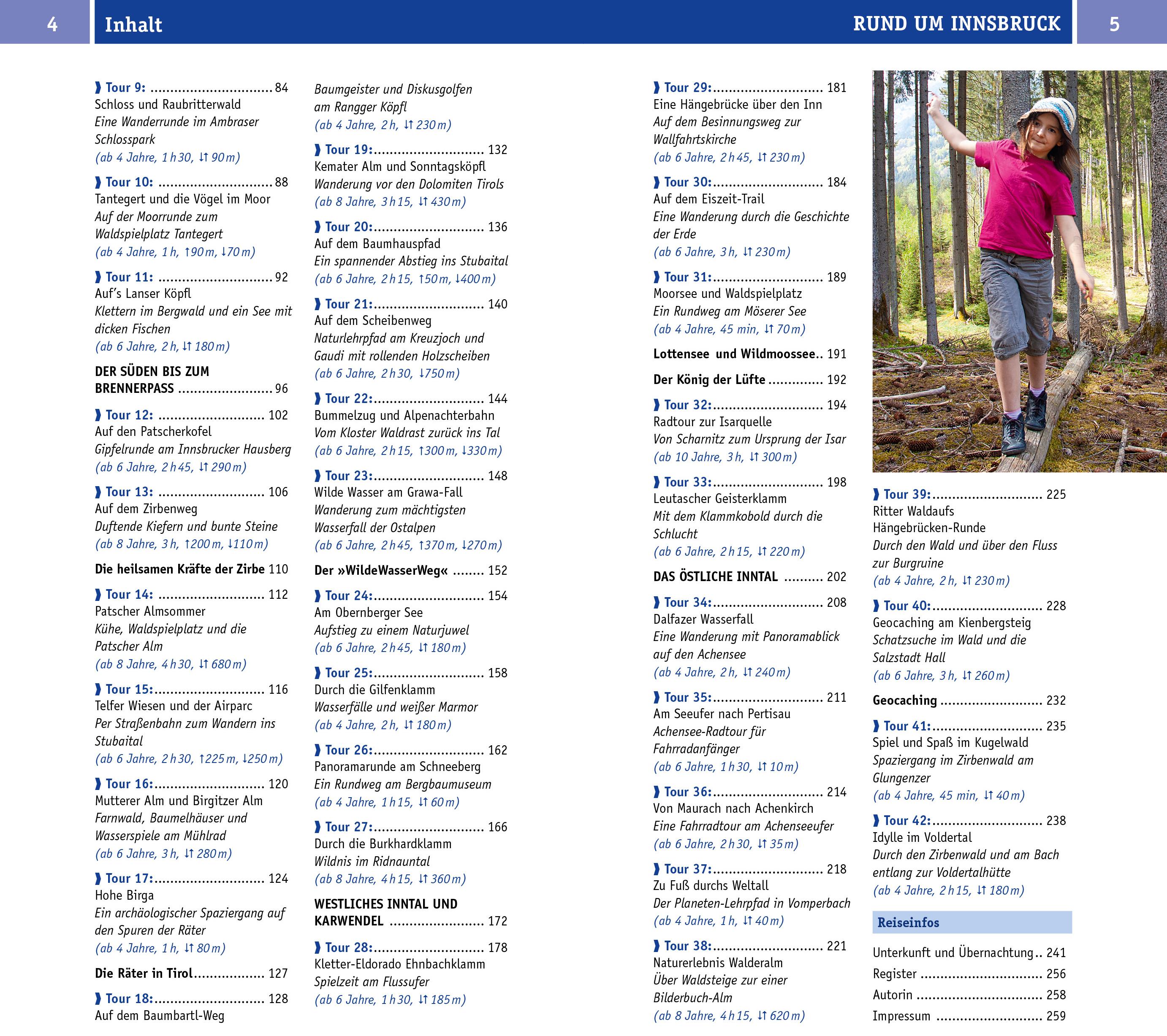 Beispielinhalt (Bild) Naturzeit mit Kindern: Rund um Innsbruck