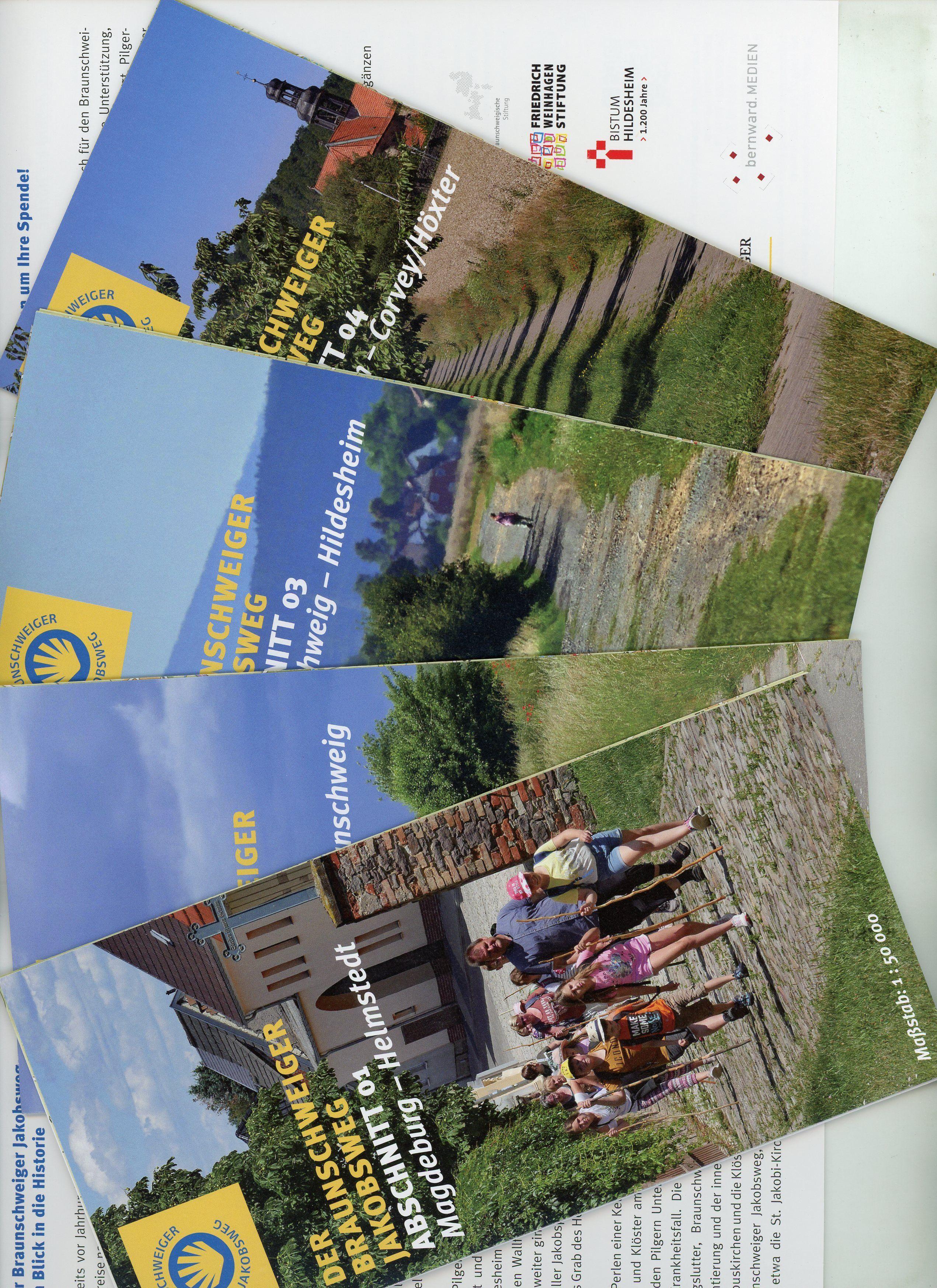 Beispielinhalt (Bild) Wanderkarte Der Braunschweiger Jakobsweg 1:50 000