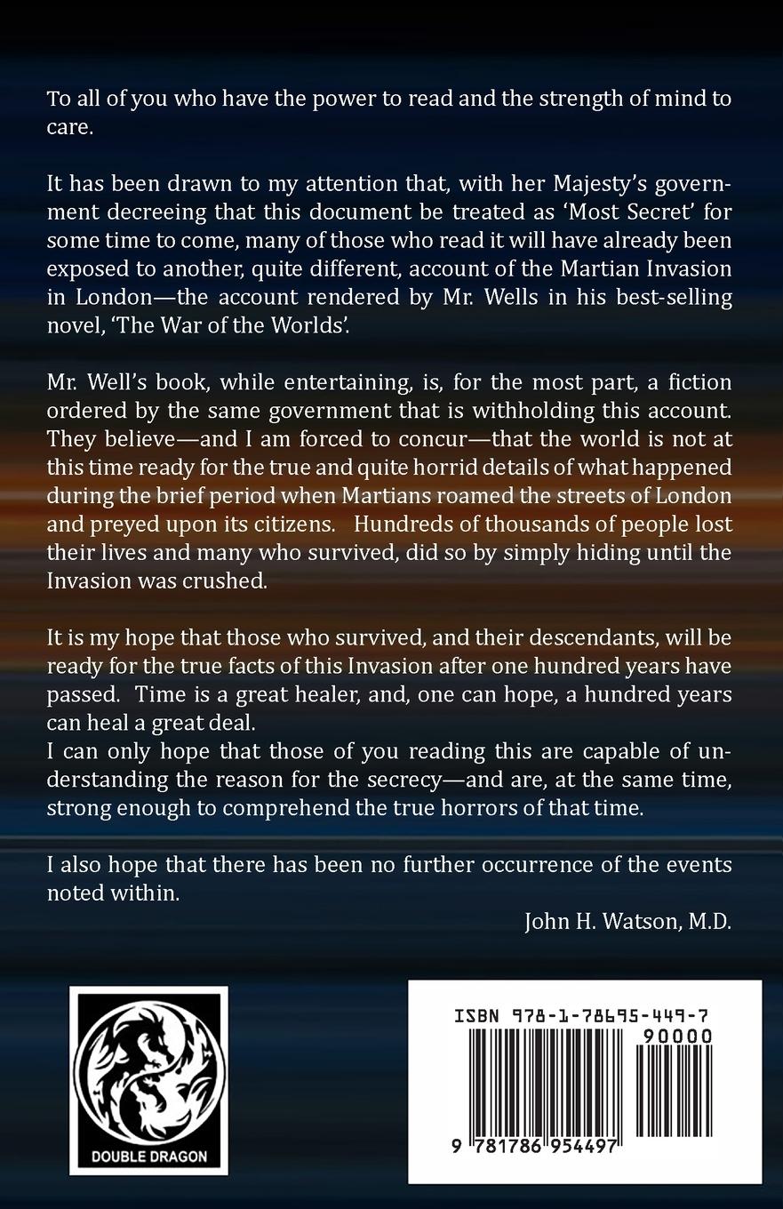 Rückseitencover Sherlock Holmes and the adventure of The Martian War