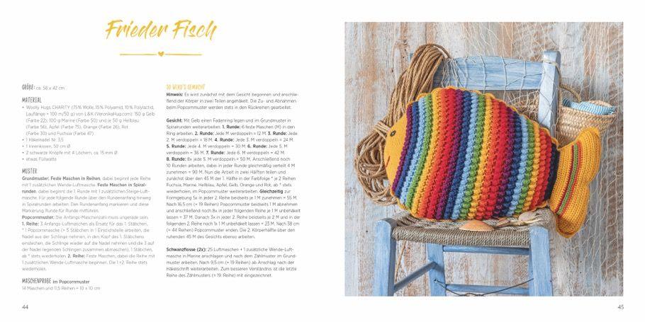 Beispielinhalt (Bild) Woolly Hugs Lustige Tierkissen häkeln