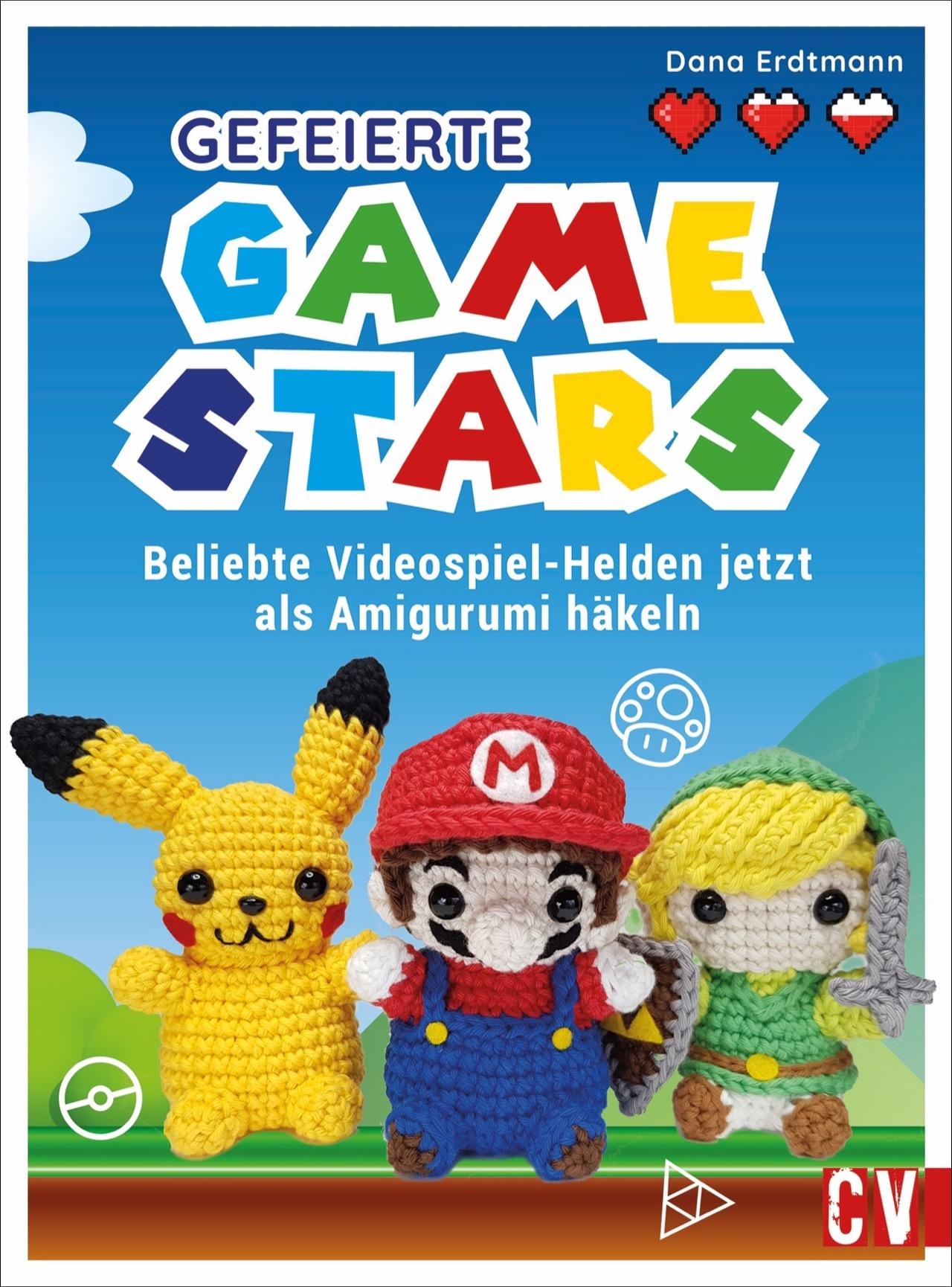 Vorderes Coverbild Gefeierte Gamestars häkeln