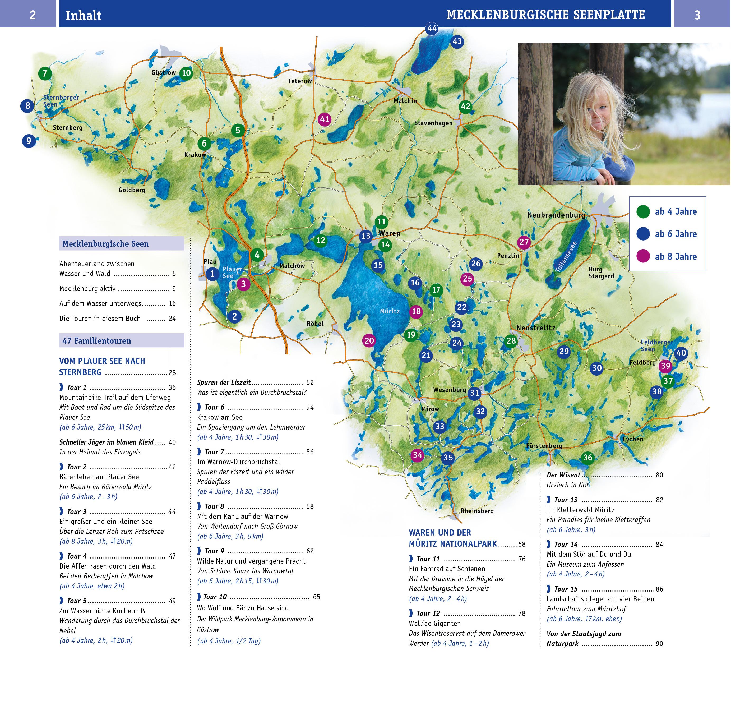 Beispielinhalt (Bild) Naturzeit mit Kindern: Mecklenburgische Seenplatte