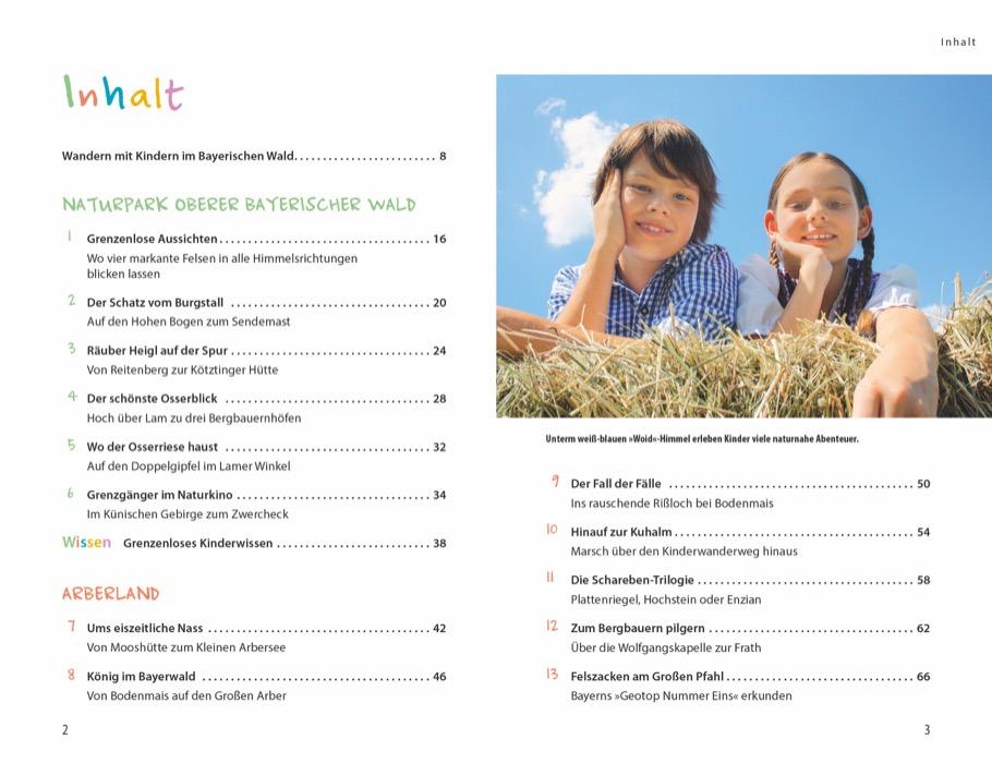 Beispielinhalt (Bild) Wanderspaß mit Kindern Bayerischer Wald