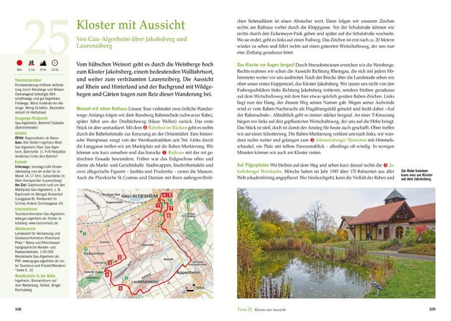 Beispielinhalt (Bild) Wanderungen für Langschläfer Rhein-Main