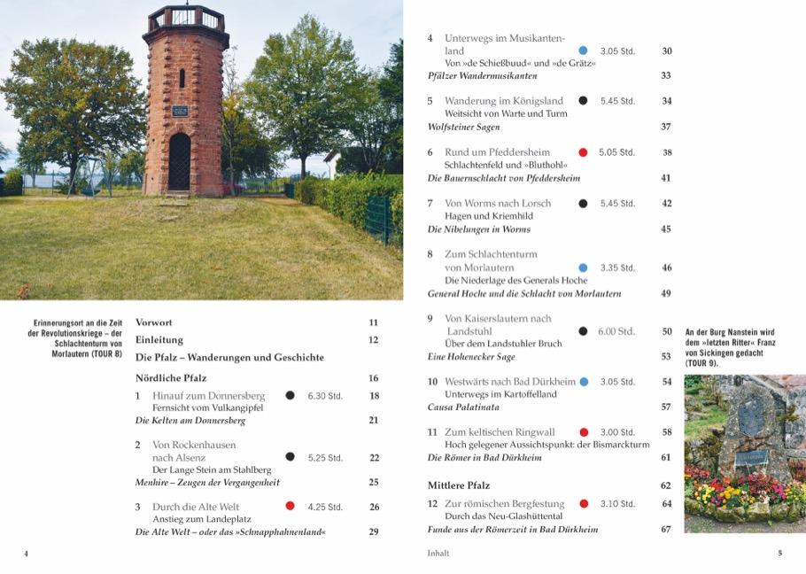 Beispielinhalt (Bild) Historische Pfade Pfalz