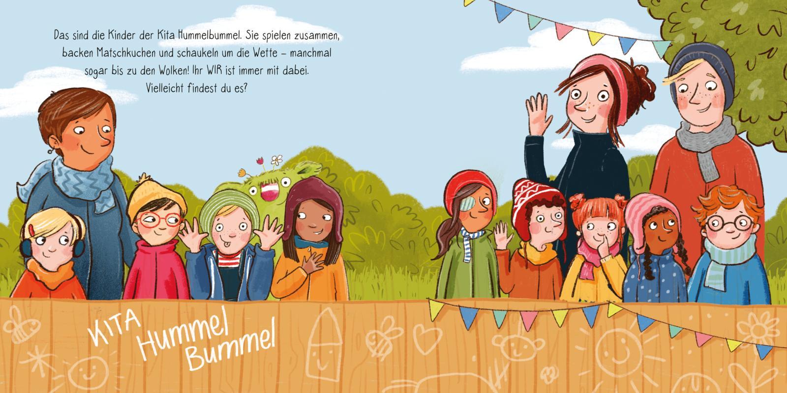 Beispielinhalt (Bild) Das kleine WIR im Kindergarten