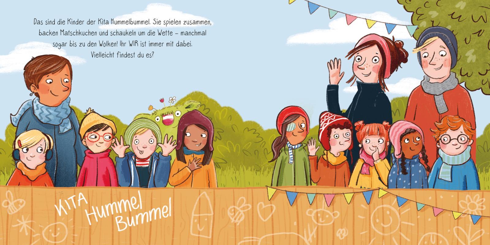 Beispielinhalt (Bild) Das kleine WIR im Kindergarten