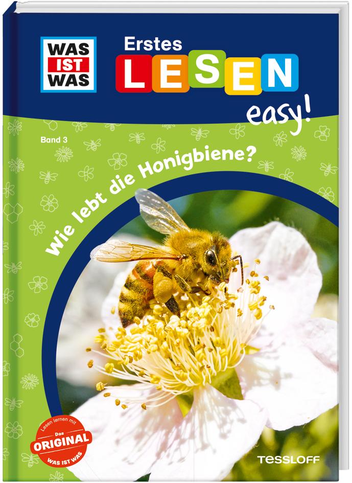 Vorderes Coverbild WAS IST WAS Erstes Lesen easy! Band 3. Wie lebt die Honigbiene?