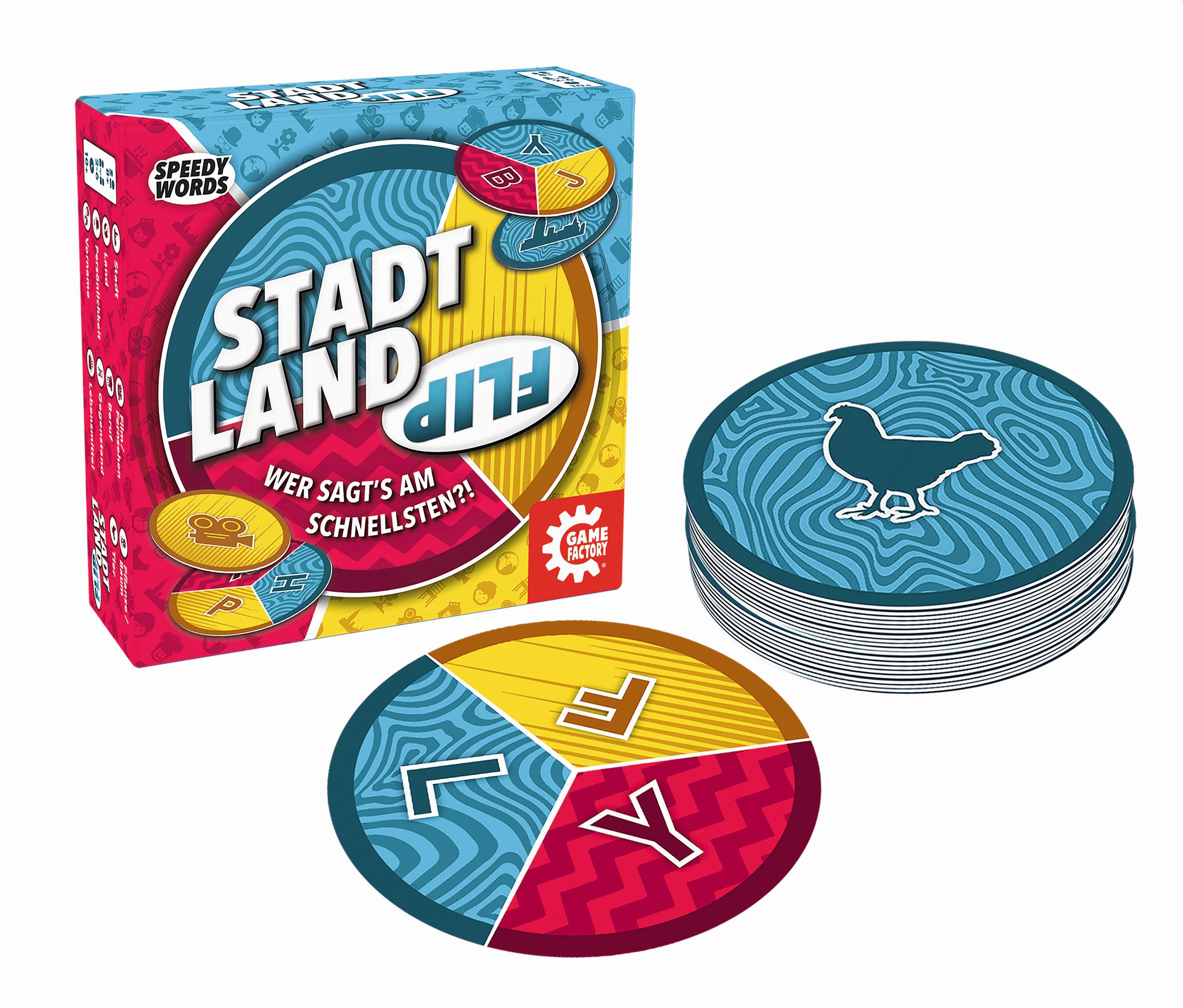 Beispielinhalt (Bild) Game Factory - Stadt Land Flip