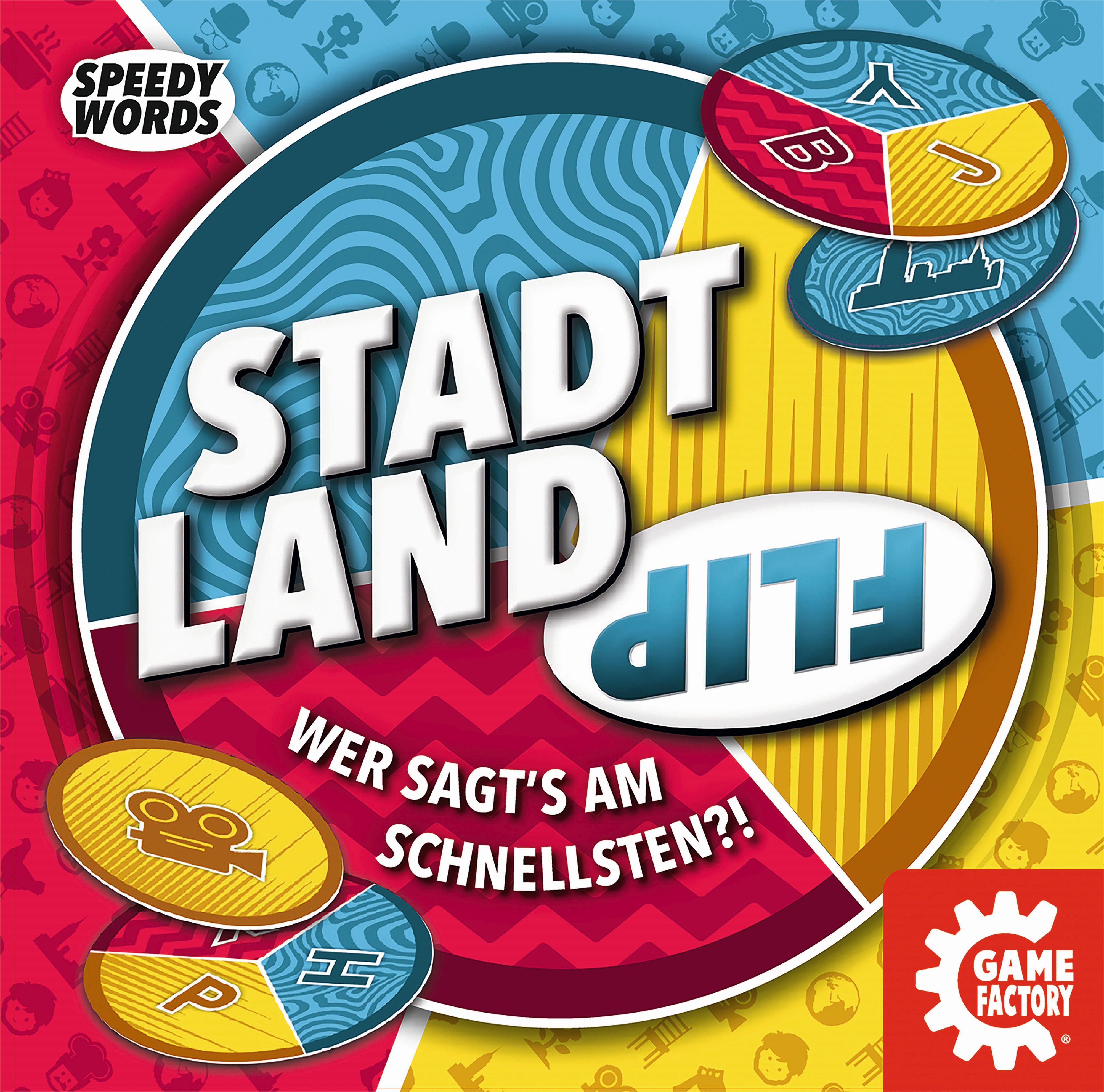 Beispielinhalt (Bild) Game Factory - Stadt Land Flip