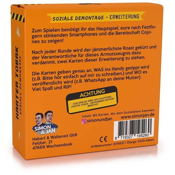 Beispielinhalt (Bild) SIMON & JAN - Harter Tobak - Soziale Demontage