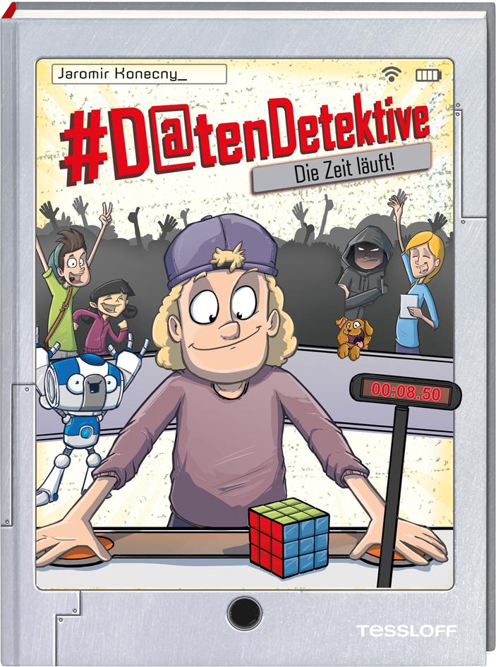 Vorderes Coverbild #Datendetektive. Band 3. Die Zeit läuft!