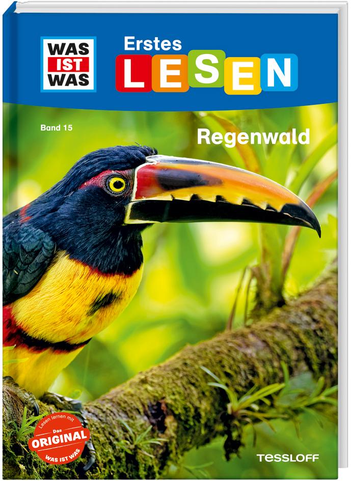 Vorderes Coverbild WAS IST WAS Erstes Lesen Band 15. Regenwald