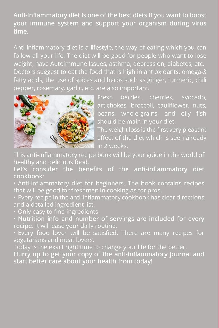 Rückseitencover Anti-Inflammatory Diet