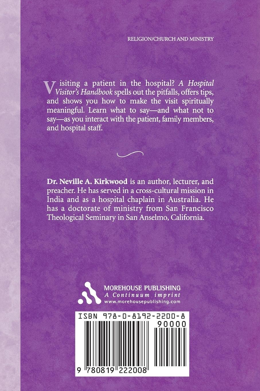 Rückseitencover A Hospital Visitor's Handbook