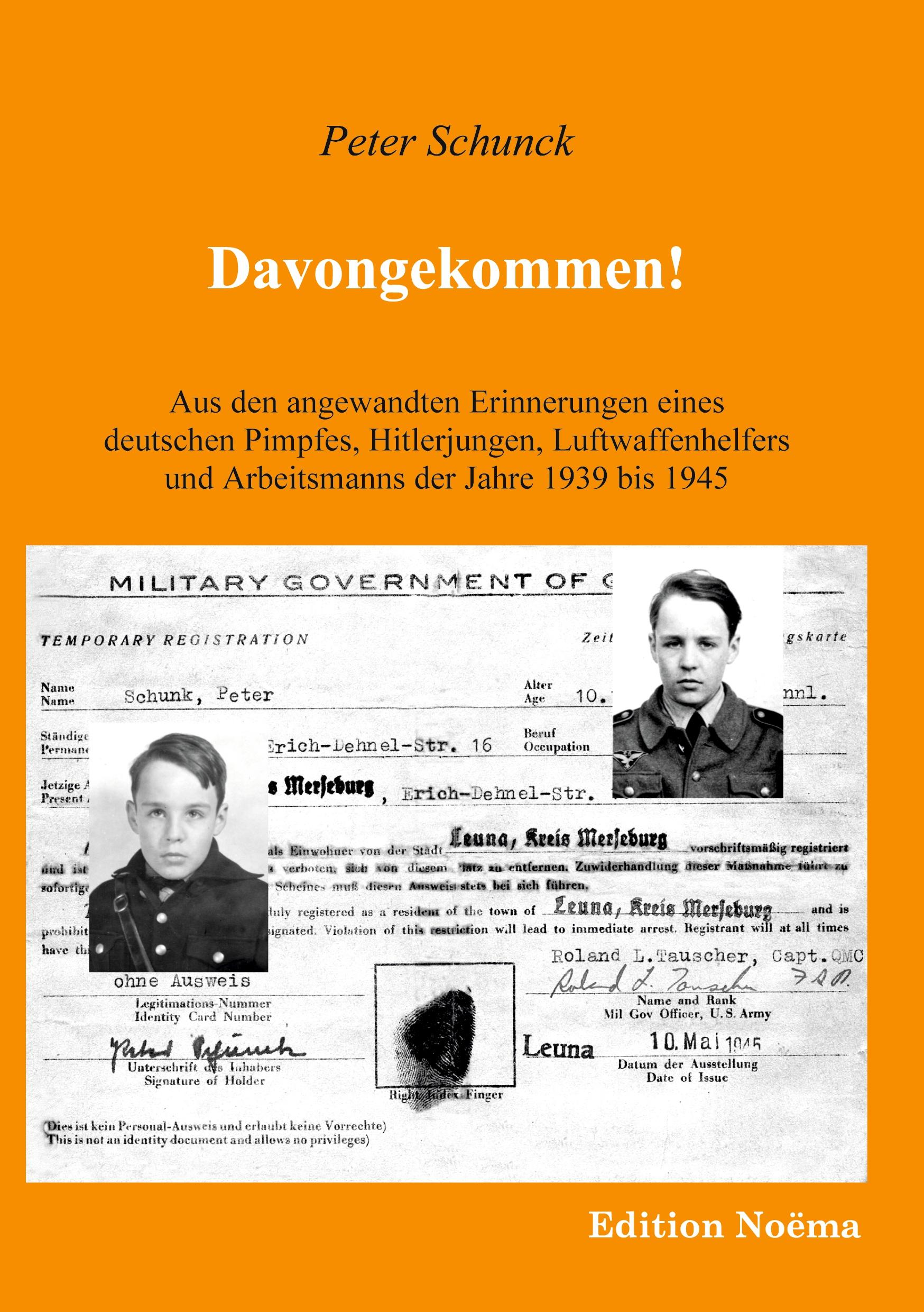 Vorderes Coverbild Davongekommen!