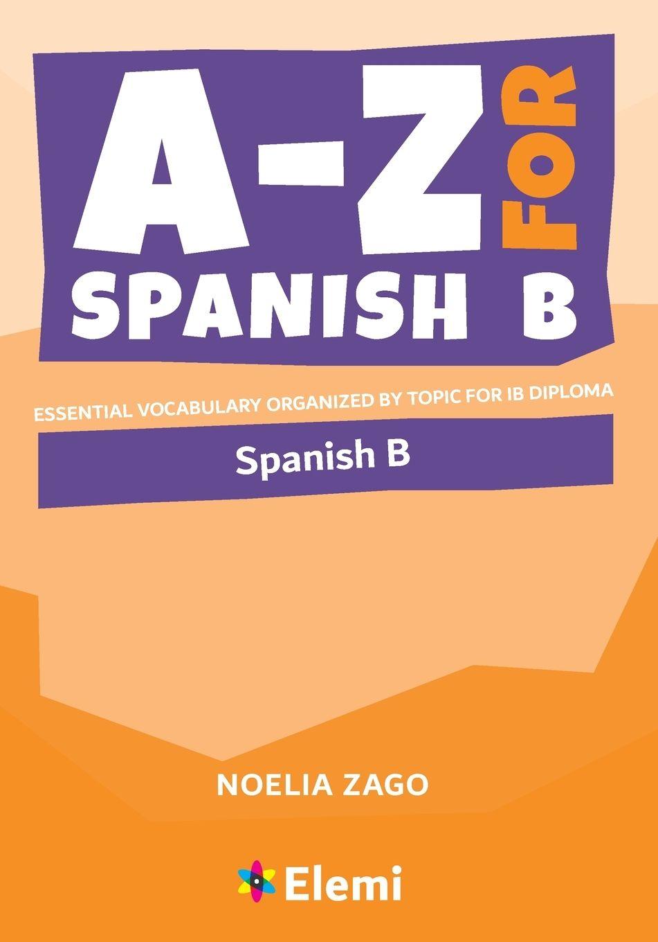 Vorderes Coverbild A-Z for Spanish B