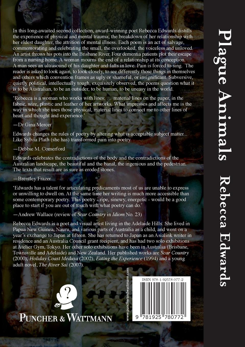 Rückseitencover Plague Animals