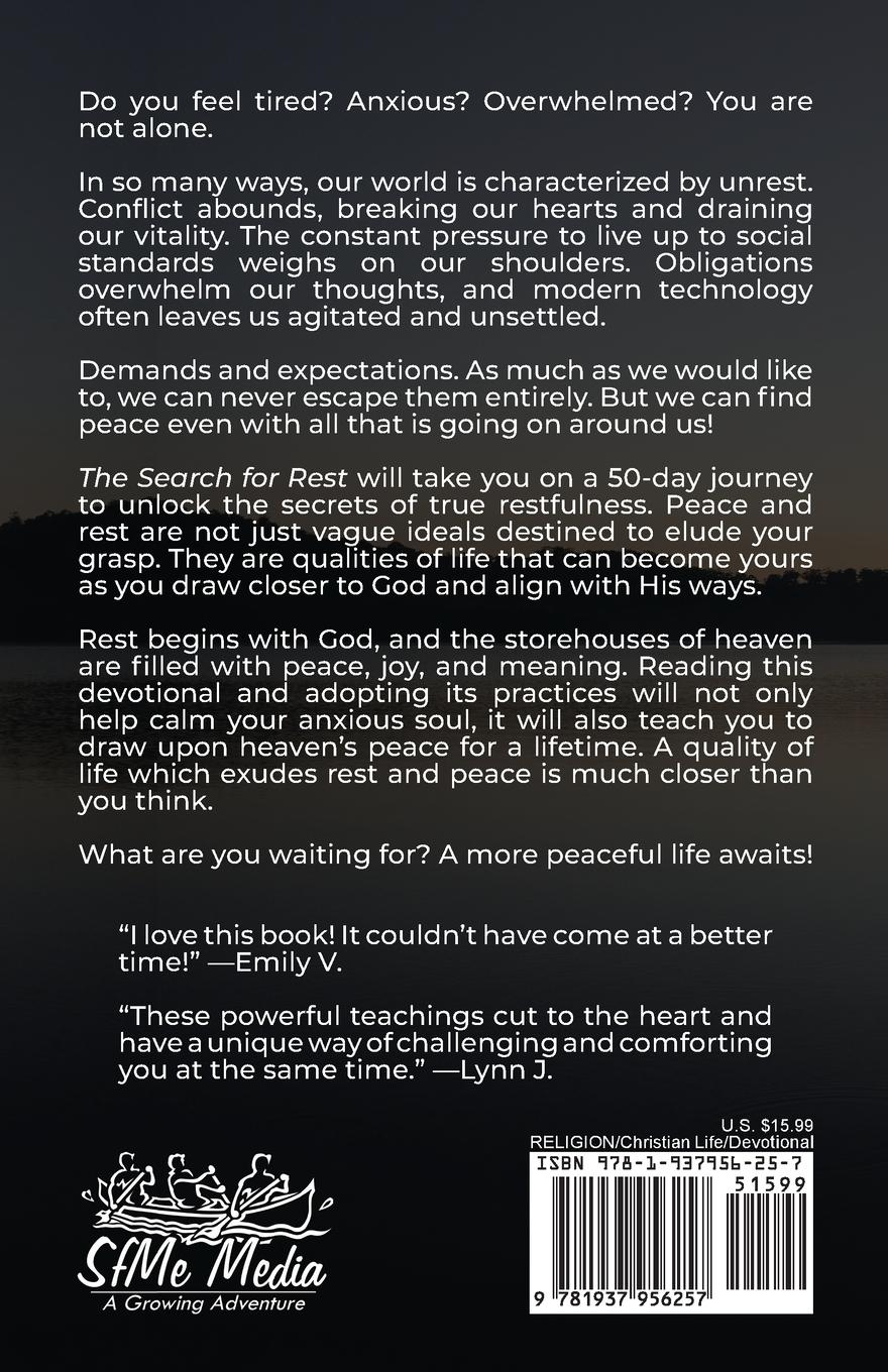 Rückseitencover The Search for Rest