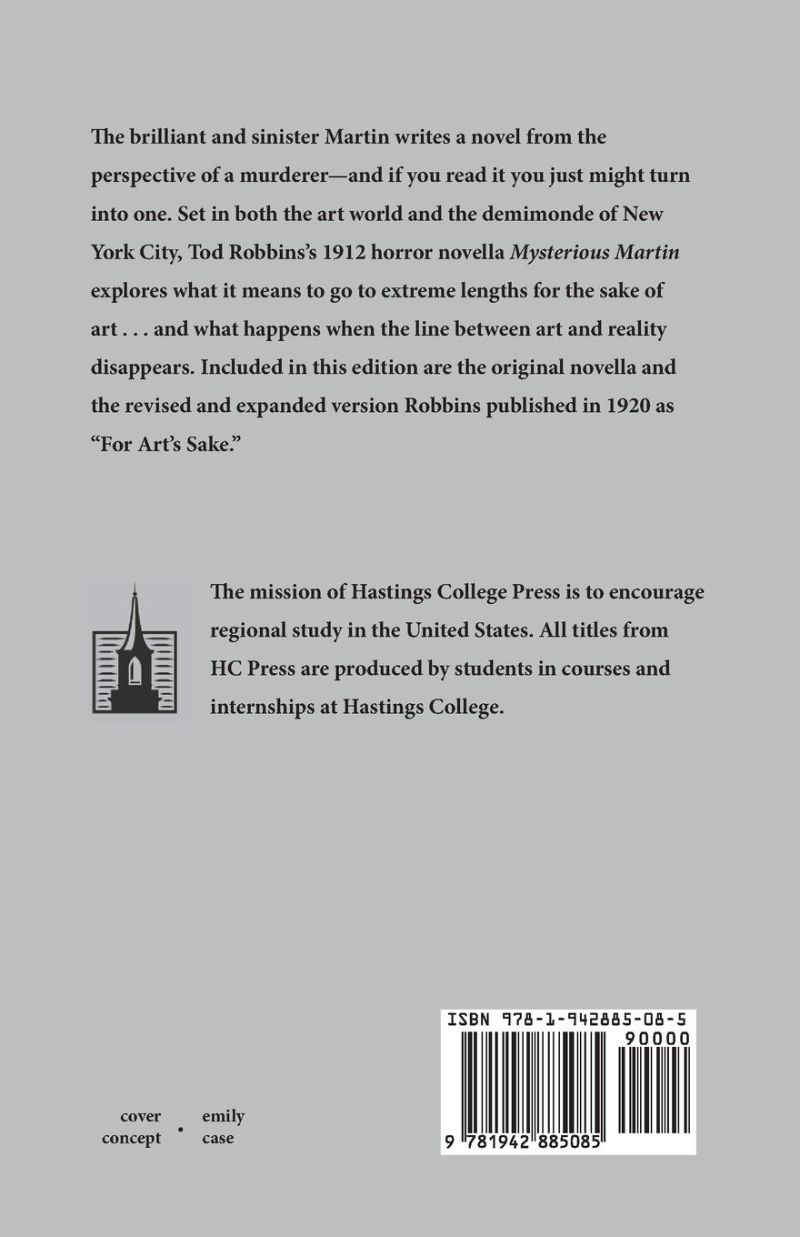 Rückseitencover Mysterious Martin