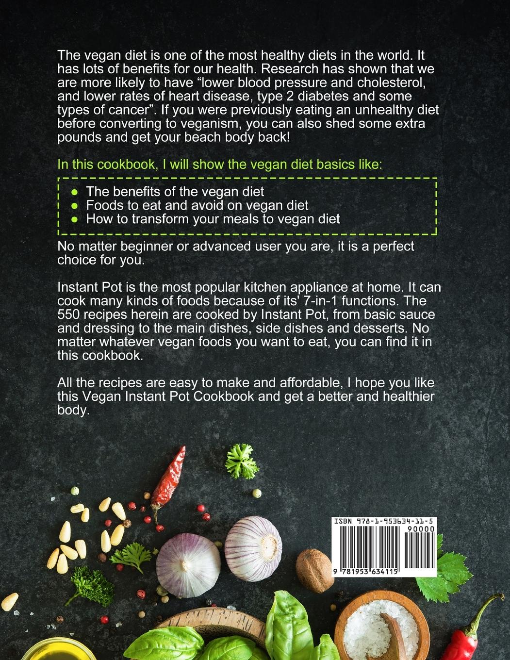 Rückseitencover The Complete Vegan Instant Pot Cookbook