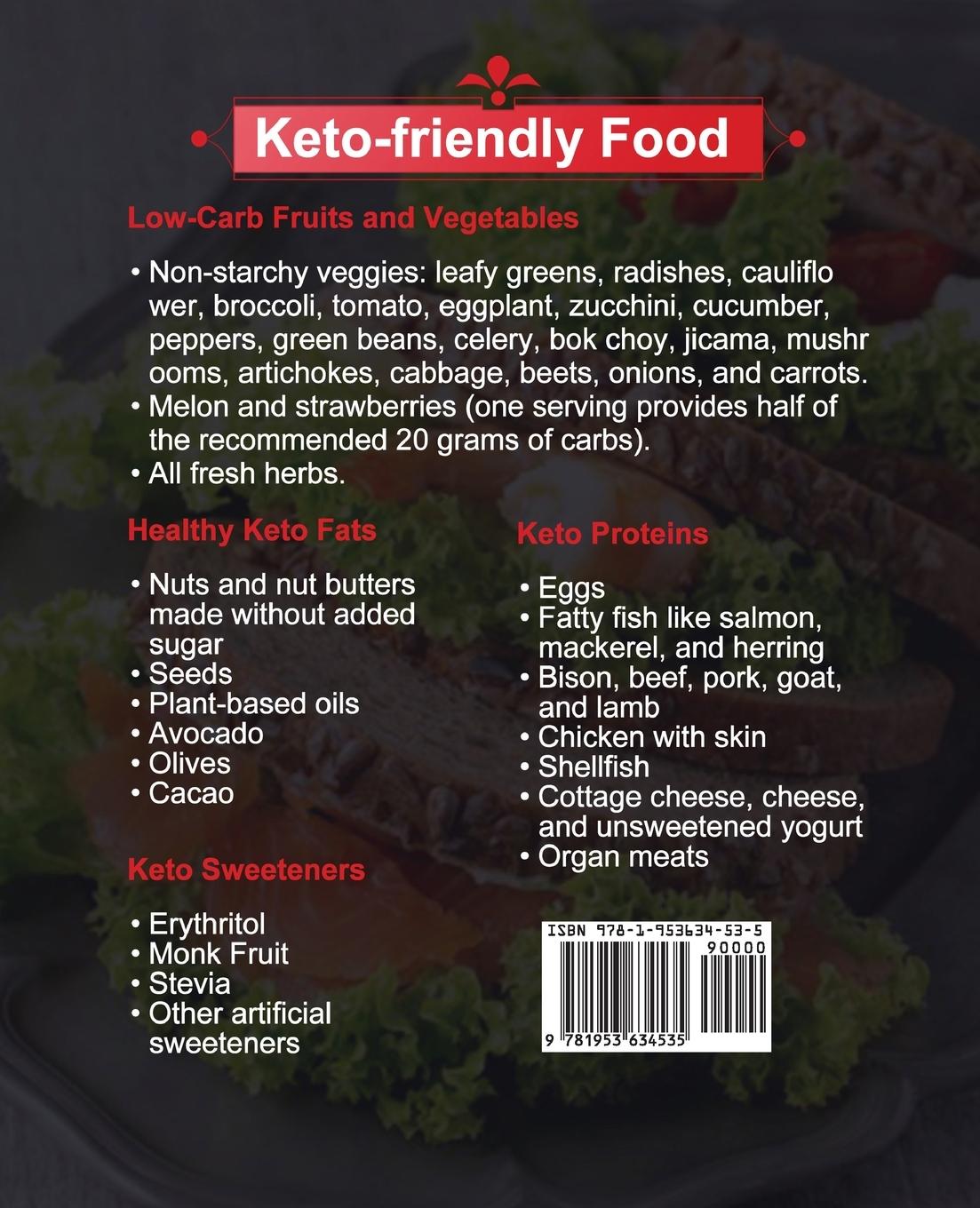 Rückseitencover The Keto Cookbook for Women after 50
