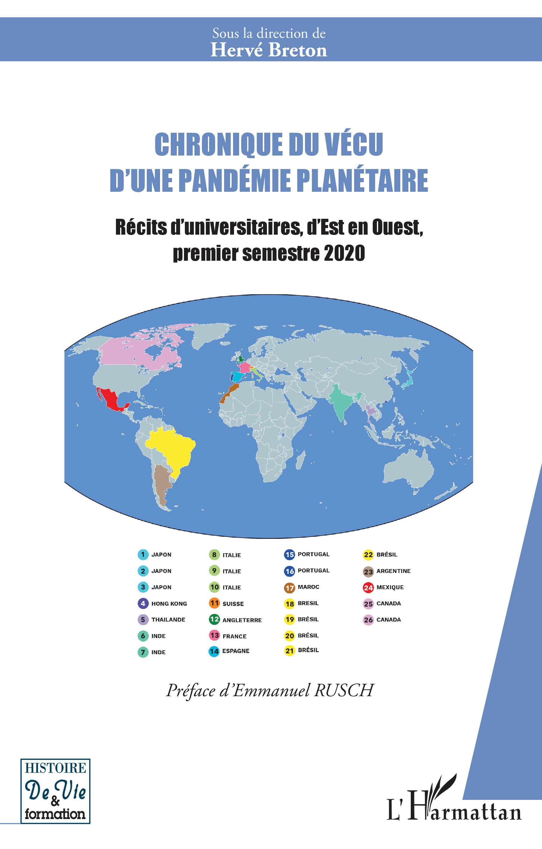 Vorderes Coverbild Chronique du vécu d'une pandémie planétaire