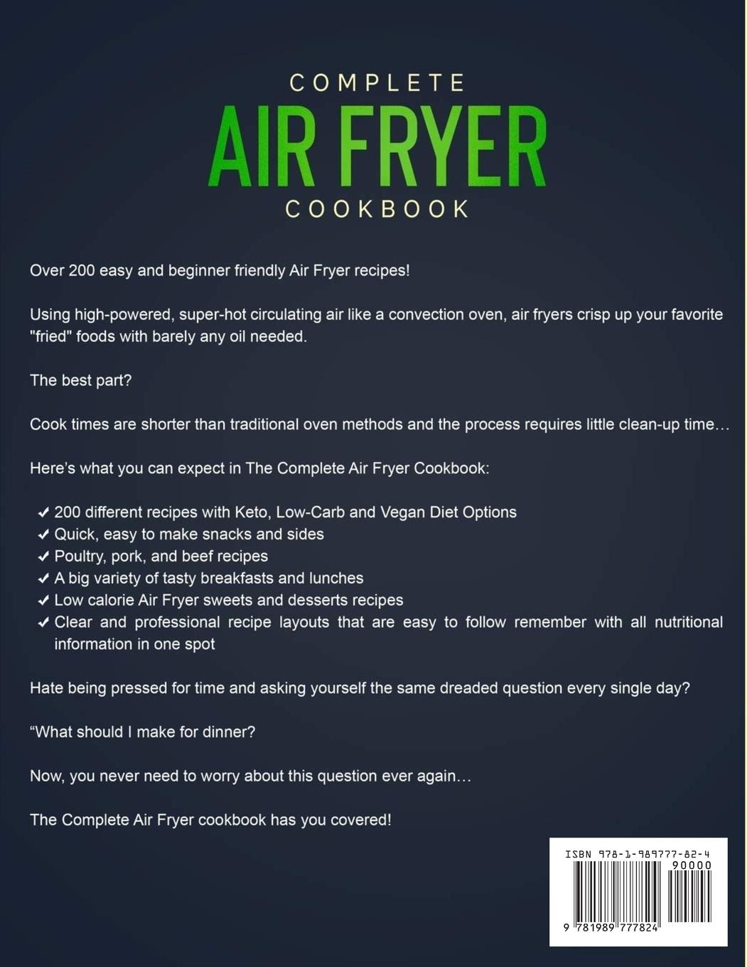 Rückseitencover Complete Air Fryer Cookbook