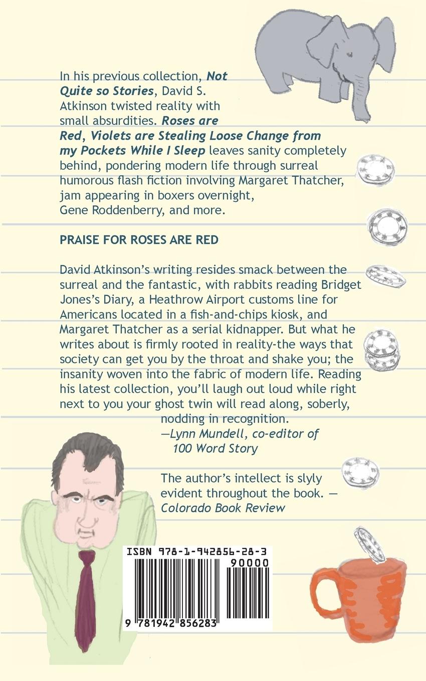 Rückseitencover Roses are Red, Violets Are Stealing Loose Change From My Pockets While I Sleep